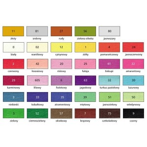 Bibuła marszczona Happy Color, NR 25 fuksja