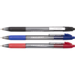 Długopis Automatyczny UNI-MAX Trio Rt Gp 0,7mm Niebieski /0440-0013-03/