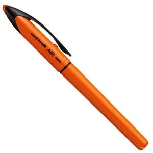 Pióro kulkowe nowej generacji UBA-188 M AIR Micro w pomarańczowej obudowie, kolor wkładu niebieski /UNUBA188EL-M/DPO/