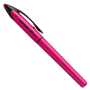 Pióro kulkowe nowej generacji UBA-188 M AIR Micro w różowej obudowie, kolor wkładu niebieski  /UNUBA188EL-M/DR0/